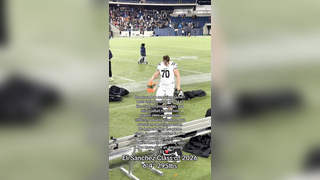 This kid was raised right @Jose Sanchez #football #sportsmanship #highschoolfootball #athlete #respect #oline #cleanup #olineman #respect