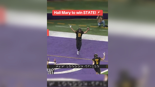 This ending was UNREAL (via realmnsportsfan/X) #football #hailmary #statetitle #touchdown #wild #comeback #playoffs #highschoolfootball #insane