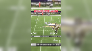 This ending was UNREAL (via realmnsportsfan/X) #football #hailmary #statetitle #touchdown #wild #comeback #playoffs #highschoolfootball #insane
