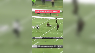 This ending was UNREAL (via realmnsportsfan/X) #football #hailmary #statetitle #touchdown #wild #comeback #playoffs #highschoolfootball #insane