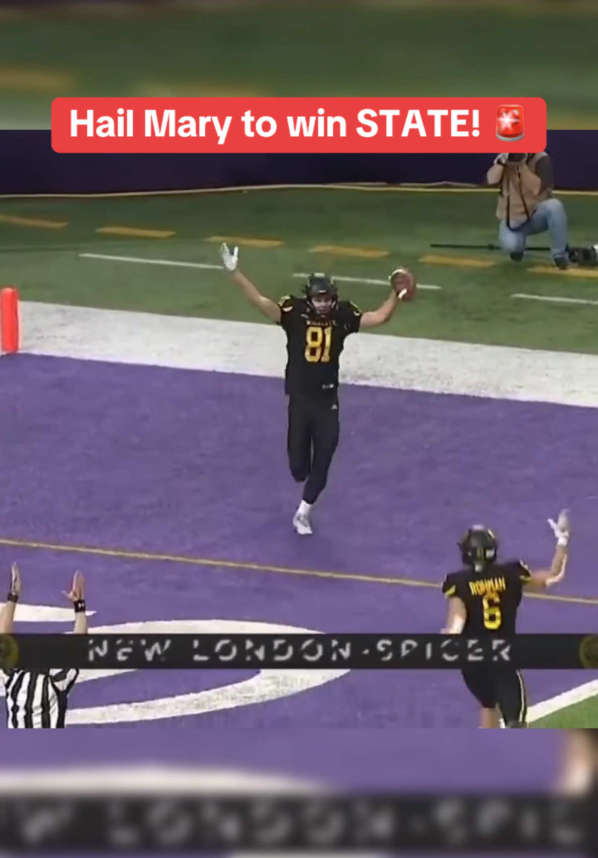 This ending was UNREAL (via realmnsportsfan/X) #football #hailmary #statetitle #touchdown #wild #comeback #playoffs #highschoolfootball #insane