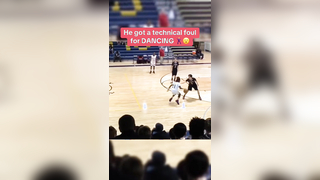 It was worth the tech #basketball #toosieslide #dance #funny #athlete #highschoolbasketball #technicalfoul