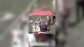 Love this @NFHSNetwork #football #sportsmanship #highschoolfootball #athlete #materdei #stjohnbosco #respect