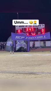 That’s now how it’s supposed to work (via ZachAlvira/X) #football #pregame #introduction #athlete #highschoolfootball #stuck #funny