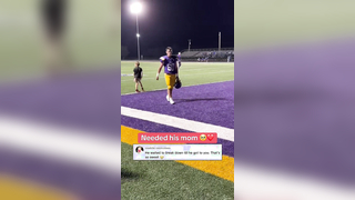 That hug meant the world to him @AimeeJaye #football #senior #mom #loss #love #family #athlete #emotions #motherlove #highschoolfootball #hug