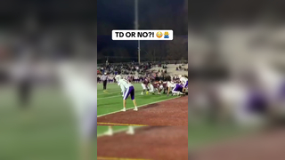 This untimed down was ruled a touchdown on the final play of regulation. Thoughts? ‍ #football #touchdown #run #referee #highschoolfootball #athlete #sports