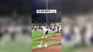 This untimed down was ruled a touchdown on the final play of regulation. Thoughts? ‍ #football #touchdown #run #referee #highschoolfootball #athlete #sports