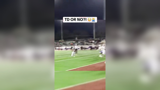 This untimed down was ruled a touchdown on the final play of regulation. Thoughts? ‍ #football #touchdown #run #referee #highschoolfootball #athlete #sports