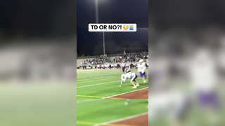 This untimed down was ruled a touchdown on the final play of regulation. Thoughts? ‍ #football #touchdown #run #referee #highschoolfootball #athlete #sports