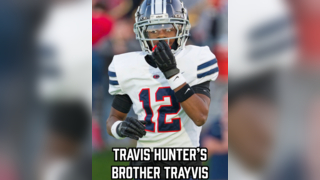 Travis Hunter’s brother Trayvis is COLD as a sophomore #travishunter #trayvishunter #wr#widereceiver #effinghamcounty #georgia #highschoolfootball #footballtiktok #maxpreps