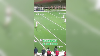Travis Hunter’s brother Trayvis is COLD as a sophomore #travishunter #trayvishunter #wr#widereceiver #effinghamcounty #georgia #highschoolfootball #footballtiktok #maxpreps
