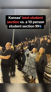 Respect to both student sections #football #studentsection #fans #crowd #hype #highschoolfootball