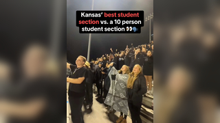 Respect to both student sections #football #studentsection #fans #crowd #hype #highschoolfootball