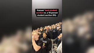 Respect to both student sections #football #studentsection #fans #crowd #hype #highschoolfootball