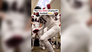Could hear the speaker through the wall @Jackman_vids #football #playoffs #mood #highschoolfootball #athlete #happy #sad
