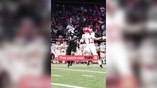 No. 13 SNAGGED that #football #catch #onehand #widereciever #highschoolfootball #highlight #athlete