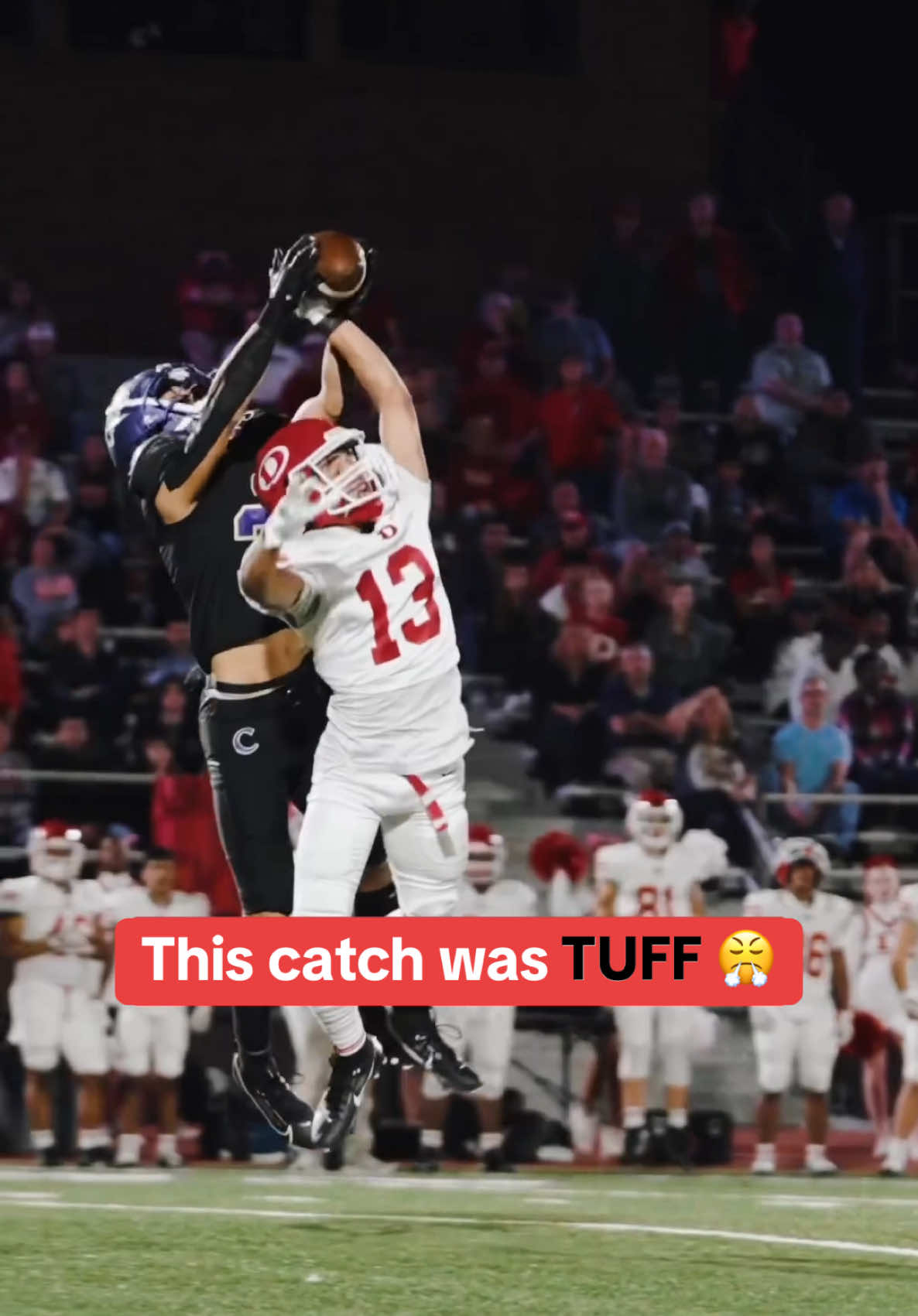 No. 13 SNAGGED that #football #catch #onehand #widereciever #highschoolfootball #highlight #athlete