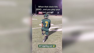 That last game hits different #football #senior #seniornight #highschoolfootball #athlete #lastgame #highschool