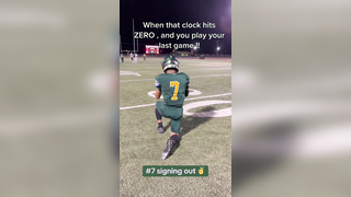 That last game hits different #football #senior #seniornight #highschoolfootball #athlete #lastgame #highschool