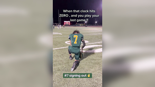 That last game hits different #football #senior #seniornight #highschoolfootball #athlete #lastgame #highschool