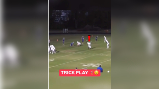 What did I just watch? #football #trickplay #cartwheel #split #highschoolfootball #athlete #funny