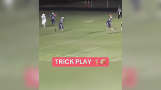 What did I just watch? #football #trickplay #cartwheel #split #highschoolfootball #athlete #funny