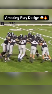 This play is straight out of a movie #football #trickplay #highschoolfootball #touchdown #highlights