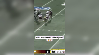 Starting off with a BANG #football #kickreturn #highschoolfootball #touchdown #athlete #highlights #return #playoffs