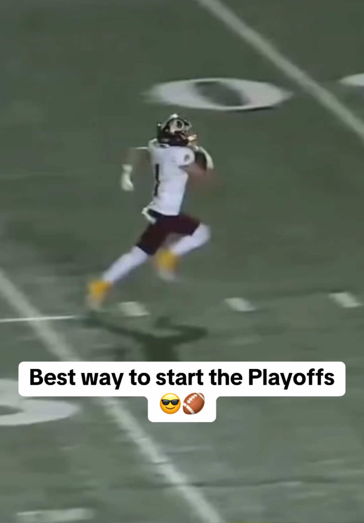 Starting off with a BANG #football #kickreturn #highschoolfootball #touchdown #athlete #highlights #return #playoffs