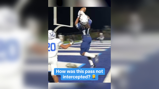 You got to have those #football #catch #widereciever #highschoolfootball #interception #athlete #drop #pass #touchdown