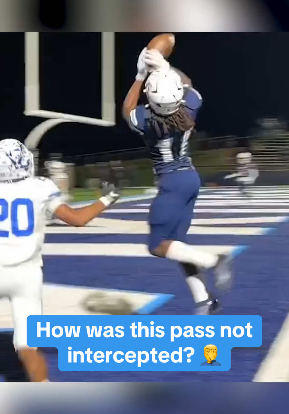 You got to have those #football #catch #widereciever #highschoolfootball #interception #athlete #drop #pass #touchdown