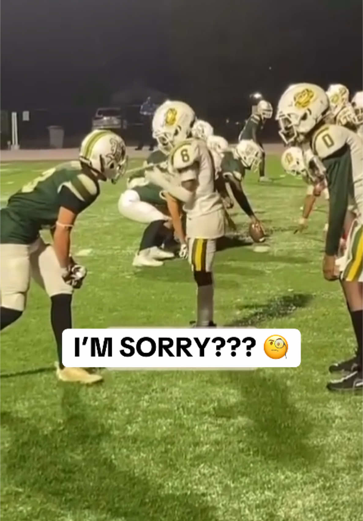 Offsides or nah? ‍ #football #offsides #penalty #defense #funny #highschoolfootball #referee