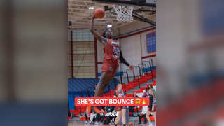 5 PF Oliviyah Edwards GOT UP @WeInThatMode #basketball #dunk #womensbasketball #womensports #fivestar #pregame #oliviyahedwards