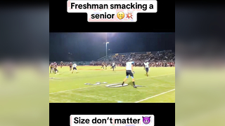 Tag a FRESHMAN #football #freshman #senior #highschoolfootball #athlete #tackle #hitstick