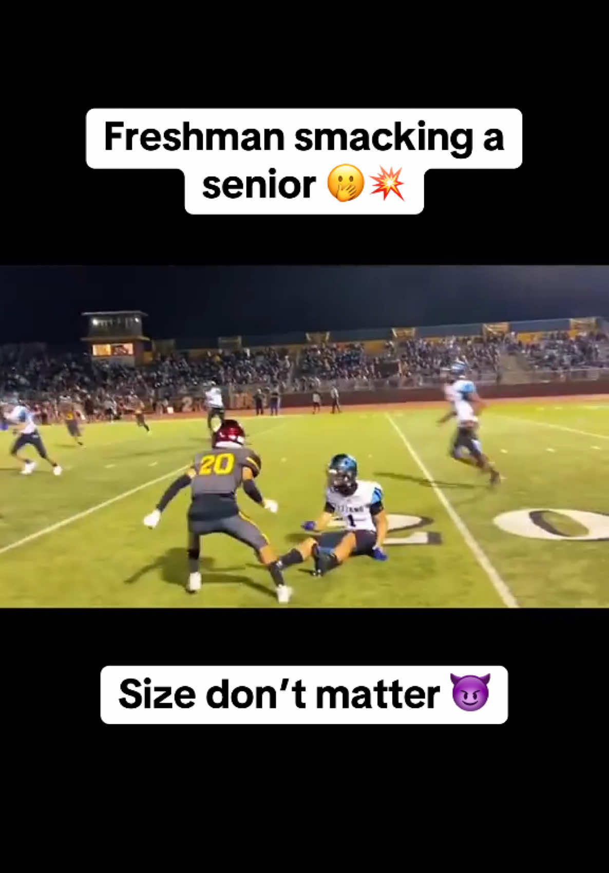 Tag a FRESHMAN #football #freshman #senior #highschoolfootball #athlete #tackle #hitstick