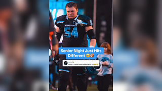 A night you’ll NEVER forget #football #seniornight #senior #athlete #highschoolfootball #highschool #sports