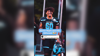 A night you’ll NEVER forget #football #seniornight #senior #athlete #highschoolfootball #highschool #sports
