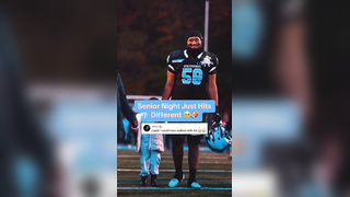 A night you’ll NEVER forget #football #seniornight #senior #athlete #highschoolfootball #highschool #sports