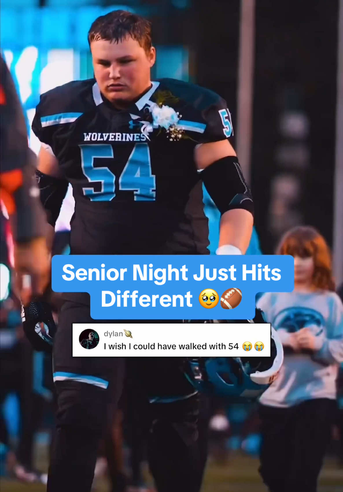 A night you’ll NEVER forget #football #seniornight #senior #athlete #highschoolfootball #highschool #sports