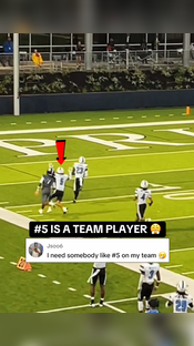 No. 5 is a REAL ONE #football #block #teammate #highschoolfootball #athlete #touchdown #fieldgoal