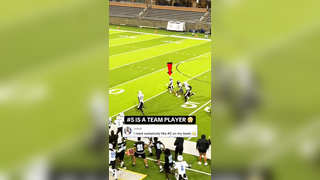 No. 5 is a REAL ONE #football #block #teammate #highschoolfootball #athlete #touchdown #fieldgoal