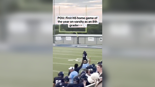 Tag a youngin that’s up next ???? #football #highscholl #varsity #kickreturn #touchdown #eigthgrade #athlete