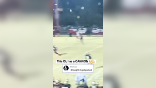 The lineman really threw a DOT #football #lineman #throw #touchdown #athlete #highlight #highschoolfootball