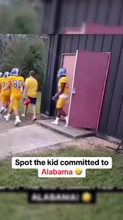 Not hard to find #football #athlete #alabama #fivestar #highschoolfootball