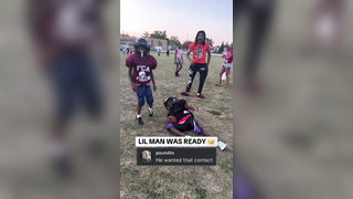 He wanted to HIT (via veezyttv/IG) #football #youth #youthfootball #athlete #drill #tackle #athlete
