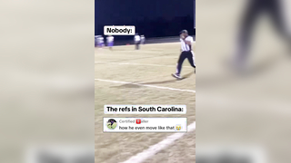 REF WAS MOVING (via @Kazariusss) #referee #football #highlight #speed #moving #athlete #highschool #highschoolfootball