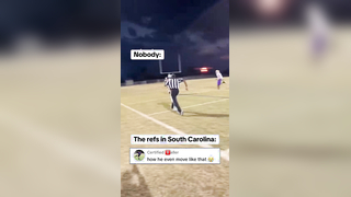 REF WAS MOVING (via @Kazariusss) #referee #football #highlight #speed #moving #athlete #highschool #highschoolfootball