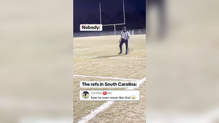 REF WAS MOVING (via @Kazariusss) #referee #football #highlight #speed #moving #athlete #highschool #highschoolfootball