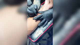 When this academy player got Messi's signature tattoo'd on him ???? @InterMiamiCF