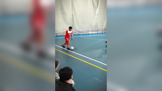 This kid got instant karma #nutmeg #karma #futsal #football #futbol #433